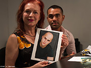 Iris Karina on set of Actor for Hire directed by Marcus Mizelle