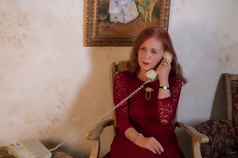Iris Karina on set of the movie 'DELIRIOUS' in the leading role of Ann, directed by Rami Ibrahim.