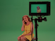 Iris Karina shooting 'Cartwheel' for Disney Channel
