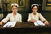 Iris Karina is the Head Nurse and 'Face' of the ESCAPE Psycho Circus