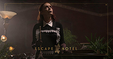 Iris Karina is one of the main charcters as the 'Face' of the ESCAPE Hotel. The world’s largest live-entertainment venue for escape rooms. From the Walk of Fame on Hollywood Blvd.
