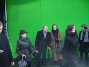 Iris Karina with director Roman Polanski in 'The Ghost'.