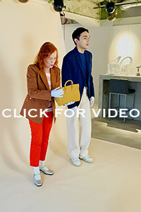 Iris Karina modeling for Ginza Hermes