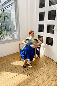 Iris Karina modeling for Herincye