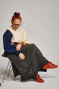 Iris Karina modeling for Herincye spring