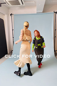 Iris Karina modeling for Herincye Spring25