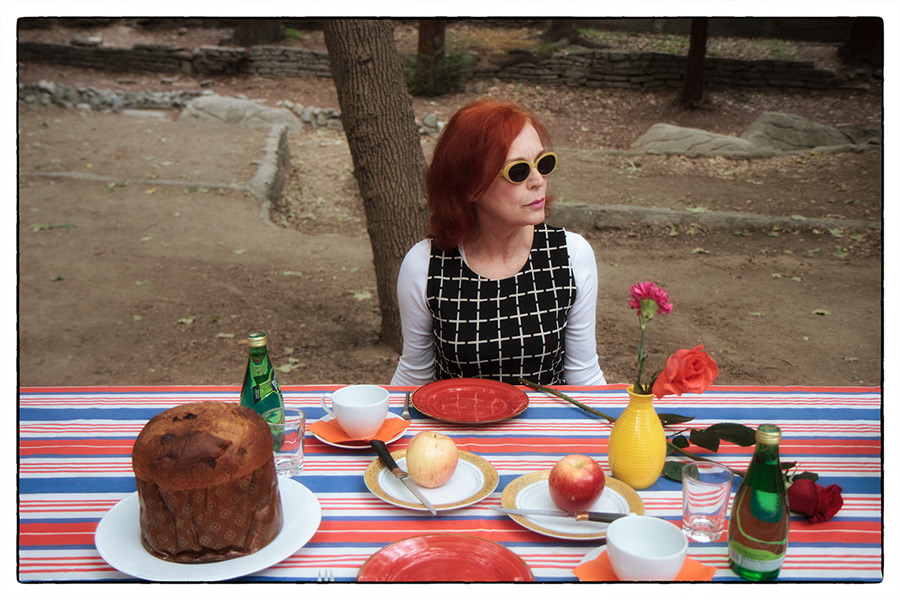 On location at Griffith Park and Trails Cafe shooting the music video 'It wasn't easy' for Leafy Satori Risk with actors Luis Dalmasy and Helena Arming directed by Karl Lohninger.