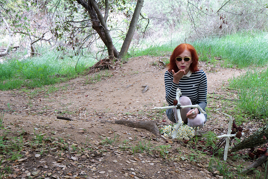 On location at Griffith Park and Trails Cafe shooting the music video 'It wasn't easy' for Leafy Satori Risk with actors Luis Dalmasy and Helena Arming directed by Karl Lohninger.