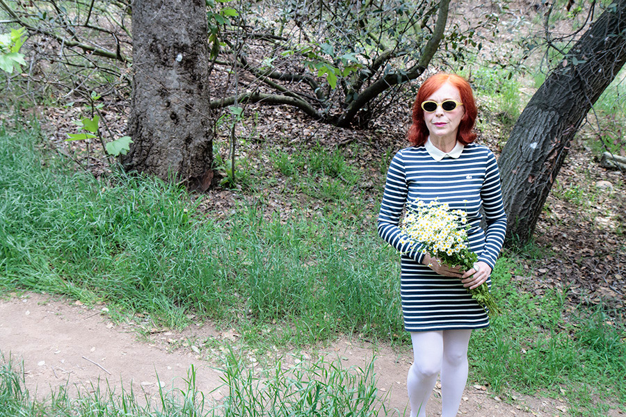 On location at Griffith Park and Trails Cafe shooting the music video 'It wasn't easy' for Leafy Satori Risk with actors Luis Dalmasy and Helena Arming directed by Karl Lohninger.