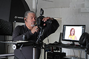Iris Karina on a photo shoot with George DeLoache for Leafy Satori Risk