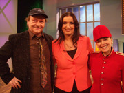 ris Karina at the BARBARA KARLICH TV - SHOW in Vienna to present our Song HELLO BERLIN