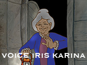 Iris Karina's voice in the animated film 'La Bëte des Vosges' directed by Diana Kennedy