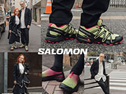 Iris Karina modeling for Salomon