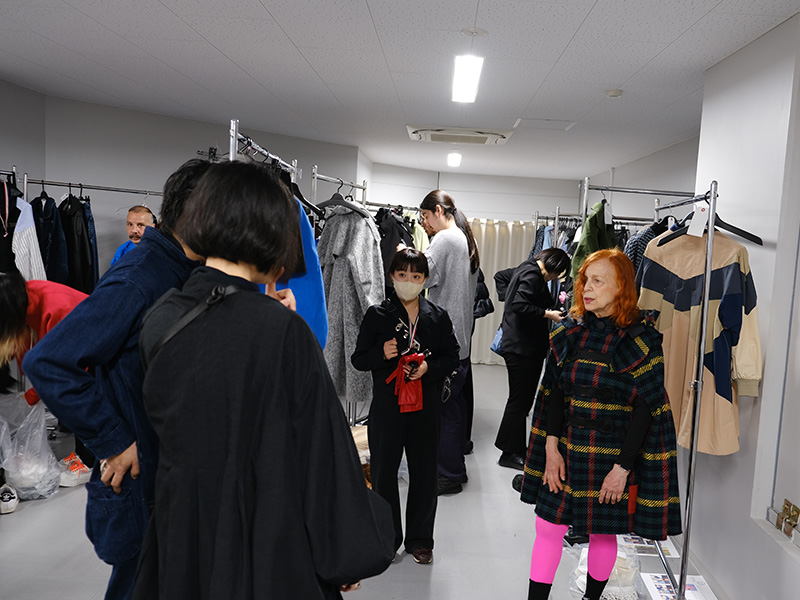 Iris Karina on Tokyo Fashion Week's Runway for Fashion Designer Meg Miura.