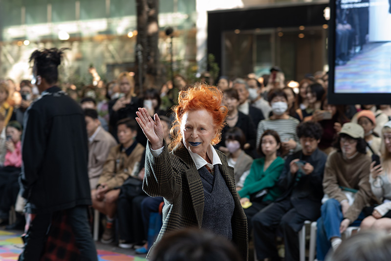 Iris Karina on the runway of Tokyo Fashion Crossing