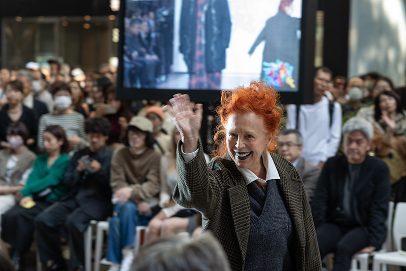 Iris Karina on the runway of Tokyo Fashion Crossing