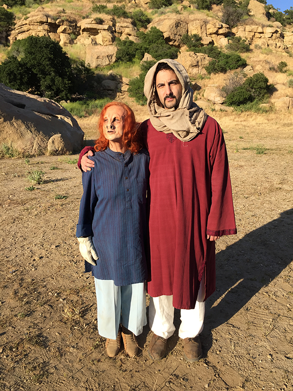 Iris Karina is shooting the music video for DJ Valentino Khan.