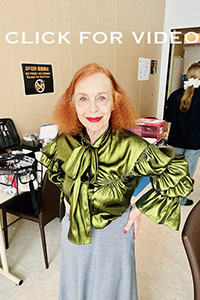 Iris Karina shooting a commercial for Glenvilet