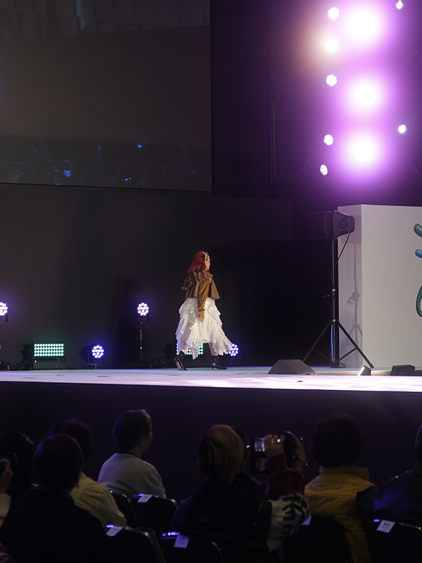 Iris Karina modeling for Tokyo Fashion Crossing 2024