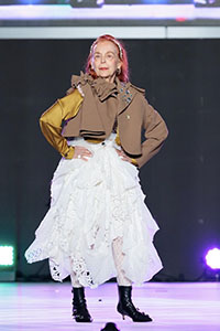 Iris Karina modeling for Tokyo Fashion Crossing 2024