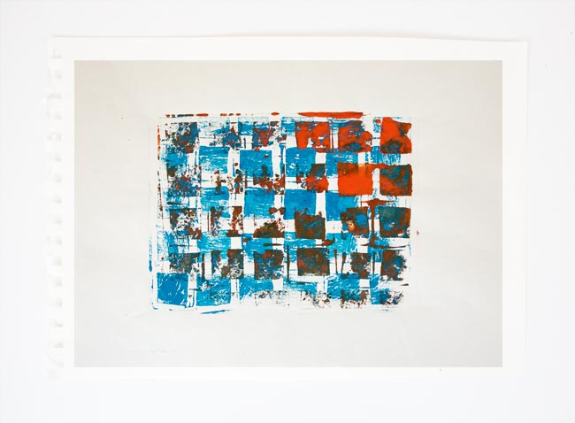 monoprints by iris lohninger