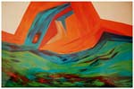 painting,Iris Lohninger,Santa Fe,New Mexico,deserts